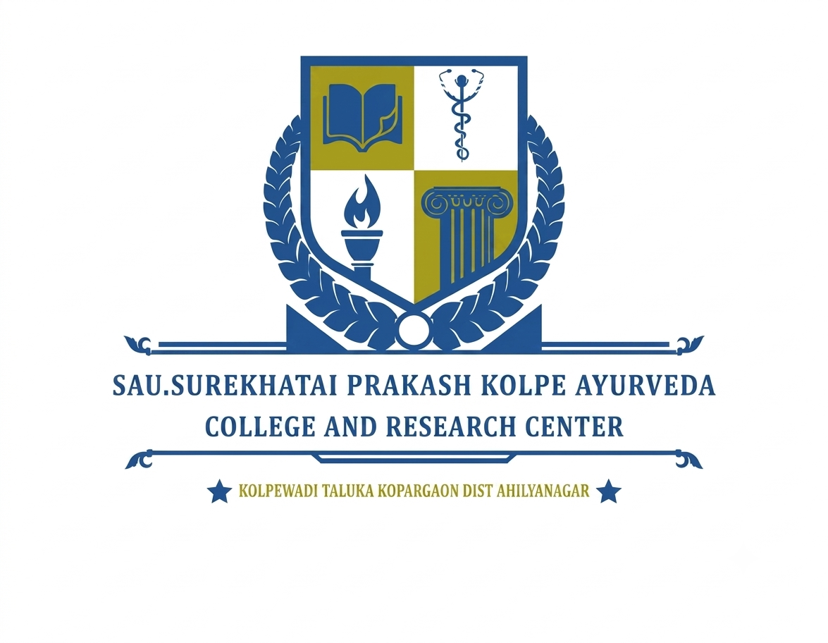 Sau. Surekhatai Prakash Kolpe Ayurveda College Logo